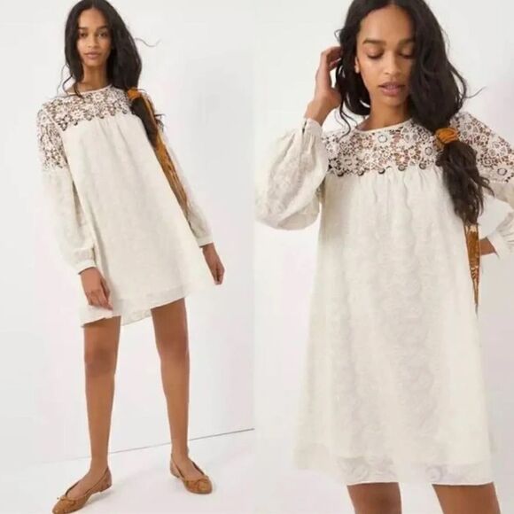 Anthropologie Josephine Lace Tunic Dress Size XS - Picture 1 of 12